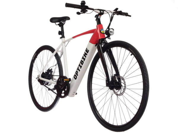 A right angle view of the entire argon ebike