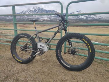 Used One of Kind Titanium SIMBB Fat Tire