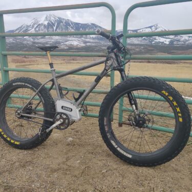 Used One of Kind Titanium SIMBB Fat Tire
