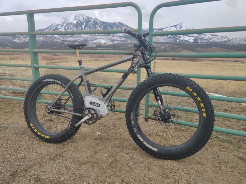 Used One of Kind Titanium SIMBB Fat Tire